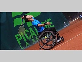 TEKERLEKLİ SANDALYE TENİSİ MİLLİ TAKIM SPORCUMUZ OĞUZHAN GÜNEŞ'TEN BAŞARI.