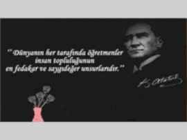 24 KASIM ÖĞRETMENLER GÜNÜNÜZ KUTLU OLSUN...